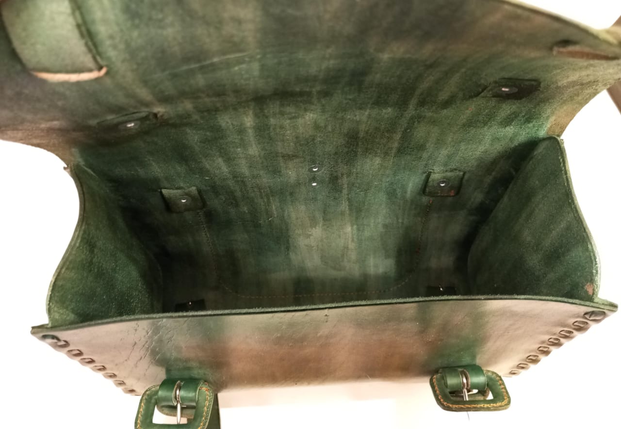 Mochila Escolar de Cuero