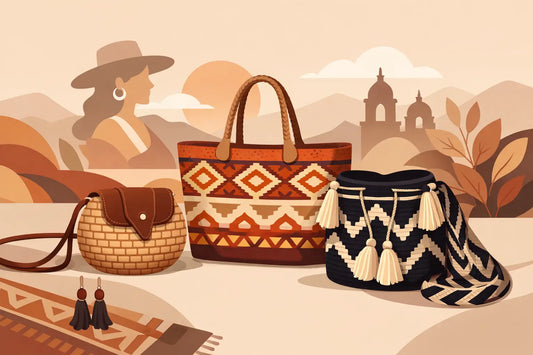 Bolsas tejidas para vestir tradición con estilo