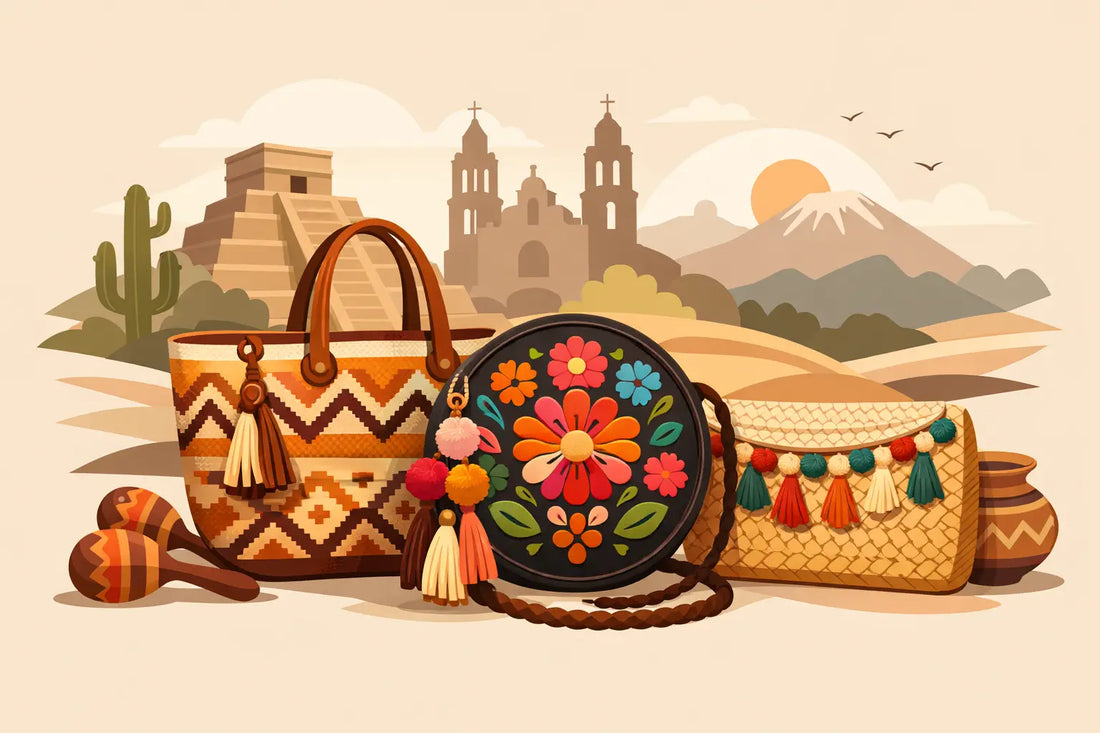 Bolsos artesanales mexicanos con historia