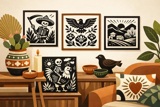 Grabados de arte popular mexicano para tu hogar