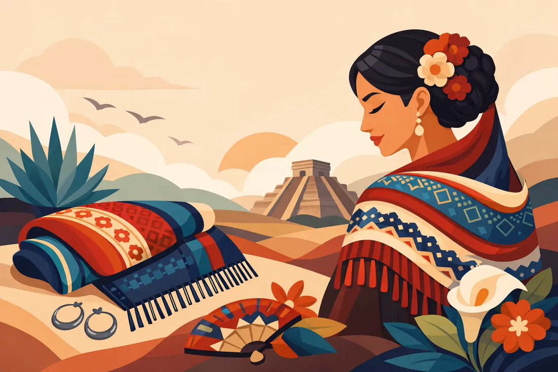 Rebozos mexicanos con historia y elegancia