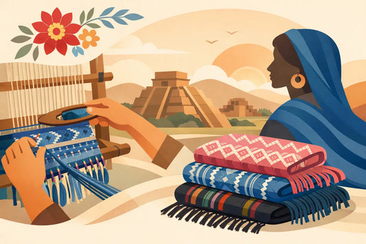 Rebozos mexicanos hechos a mano con historia