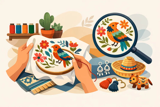 Cómo identificar bordados artesanales mexicanos