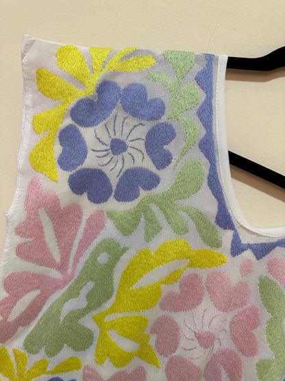 Blusa Huipil de Jalapa de Díaz Bordada a Mano – Arte Textil de Oaxaca