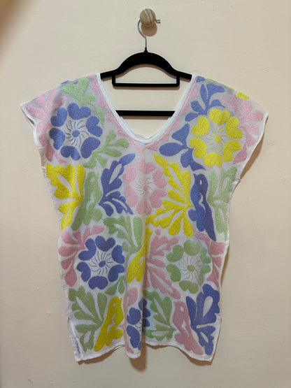 Blusa Huipil de Jalapa de Díaz Bordada a Mano – Arte Textil de Oaxaca