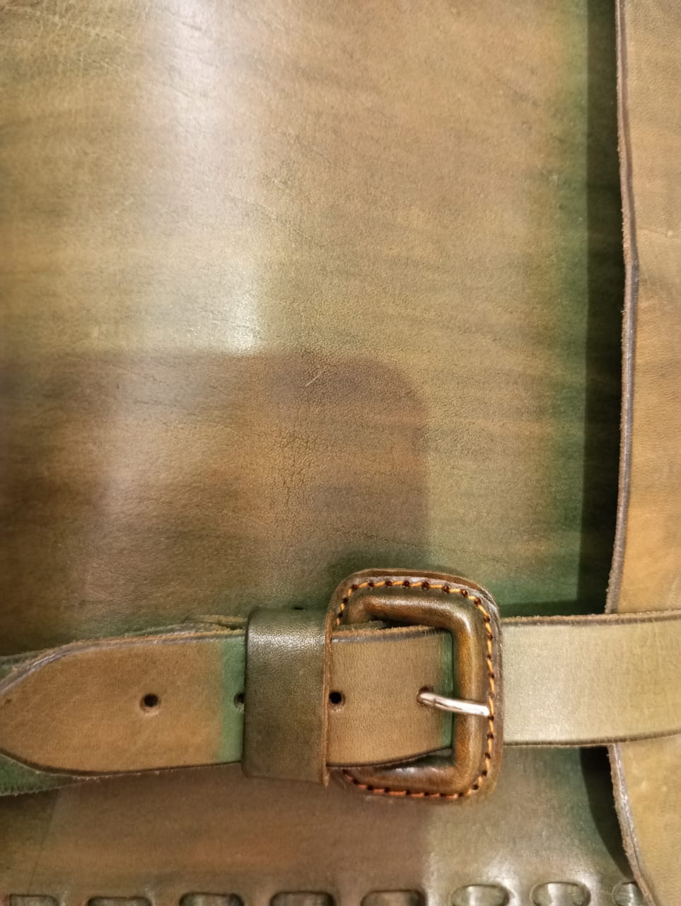 Mochila Escolar de Cuero