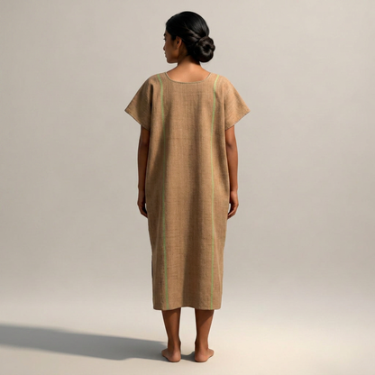 Huipil Artesanal de Tintes Naturales – Elegancia y Tradición Mexicana