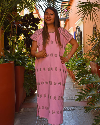 Vestido mexicano, telar huipil, vestido oaxaqueño, vestido hippie, vestido largo boho, vestido largo, playa kaftan, boho, vestido boho, kaftan largo
